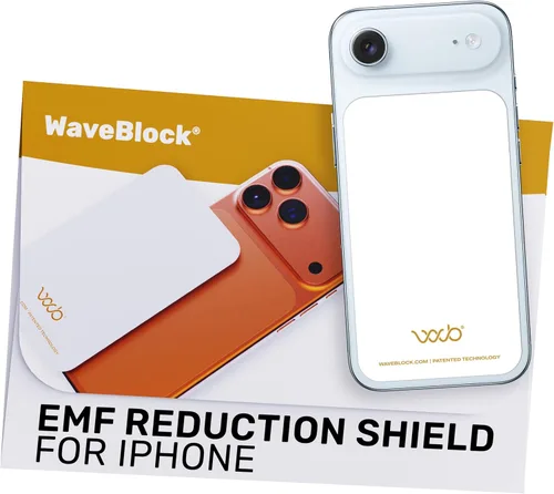 Vista 15 de WAVEBLOCK Bloqueador de EMF para Celular - Hecho para iPhone 11 - La única pegatina 5G-Shield patentada, respaldada científicamente y probada