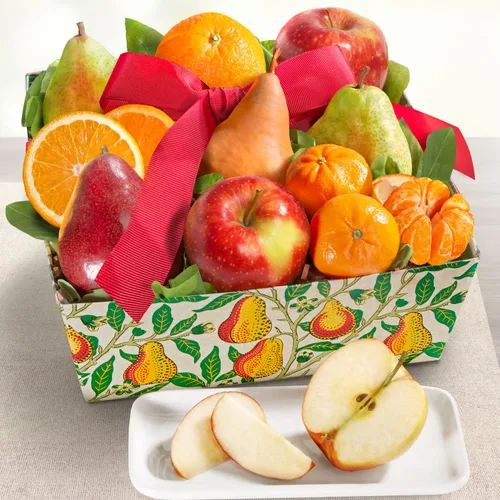 Vista 2 de A Gift Inside Todo lo mejor cesta de frutas