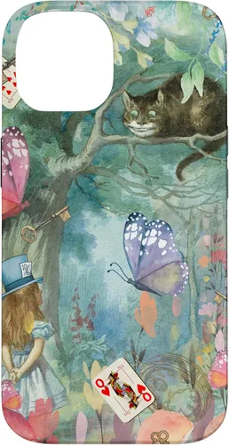 Vista 4 de iPhone 16 Wonderland - Funda de Alicia en el país de las maravillas
