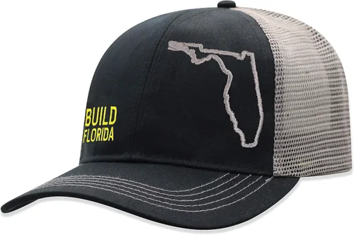 Vista 3 de John Deere Build State Pride - Gorra negra y gris, Amarillo, gris