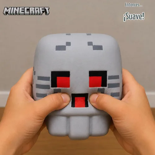 Vista 2 de Just Toys LLC Minecraft Mega Squishme S3 Ghast