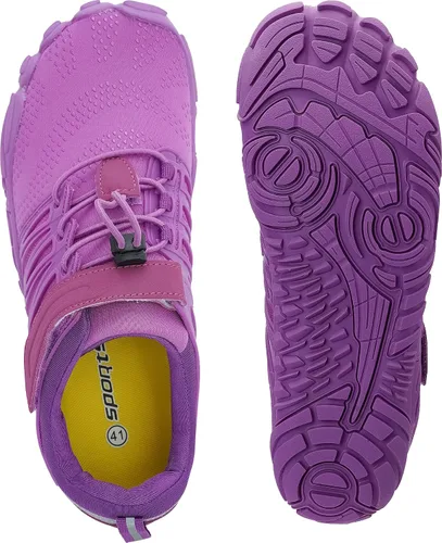 Vista 6 de WHITIN - Zapatos deportivos para mujer, minimalistas, sensación de andar descalza, suela sin caída.