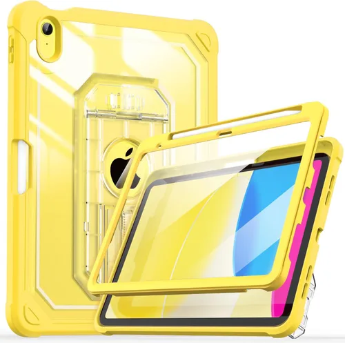 Vista 11 de Cantis Funda para iPad A16 de 11 pulgadas 2025/iPad de 10ª generación 2022 (10.9 pulgadas) con protector de pantalla y soporte para lápices, funda