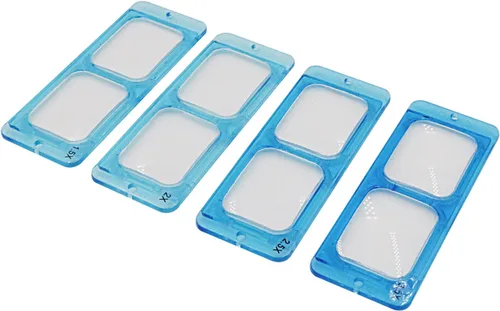 Vista 4 de Lupa de lectura phyhoo para cabeza con doble lente con 4 aumentos