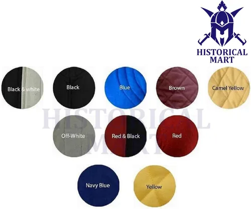 Vista 5 de Aromer Gambeson - Disfraz medieval acolchado para el teatro medieval LARP, nuevo disfraz de teatro