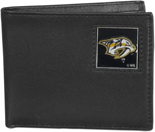 Vista 16 de Siskiyou Sports NHL Cartera de cuero genuino biplegable