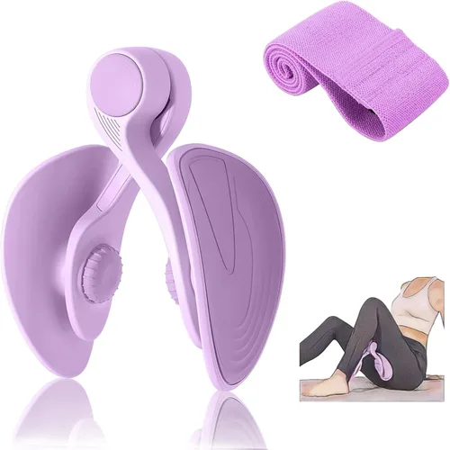 Vista 9 de Tinrief Entrenador de muslos Kegel, entrenador de suelo pélvico, entrenador de Kegel para rehabilitación posparto, tonificador de la parte interna
