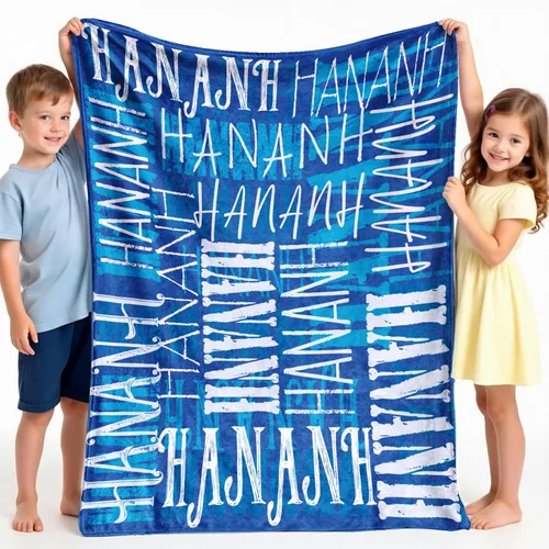 Vista 9 de ICELIETE Envía al día siguiente, mantas personalizadas para niños, manta personalizada con nombre, manta de franela, regalos de Navidad y cumpleaños