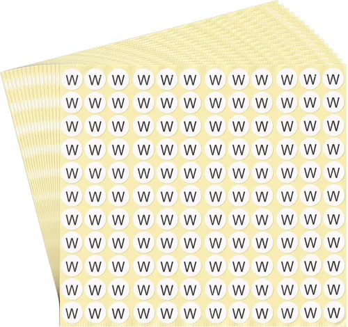 Vista 32 de dealzEpic - Etiquetas adhesivas de papel en blanco writable - 13x38mm