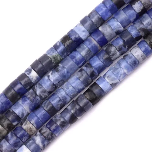 Vista 47 de Cuentas Heishi de piedra natural para hacer collares, cuentas pequeñas de piedra redonda plana de 0.116 pulgadas x 0.039 pulgadas para hacer joyas