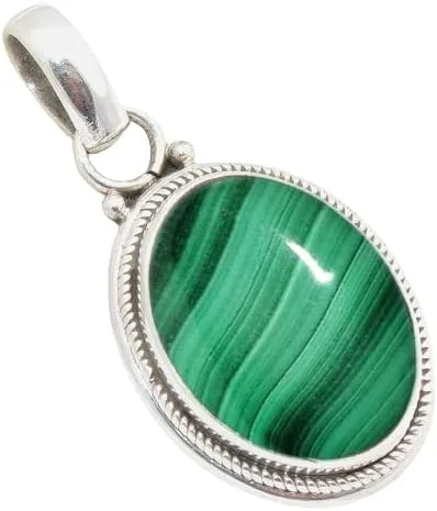 Vista 12 de Colgante de plata de ley 925 Joyería de plata hecha a mano para mujer, colgante de piedras preciosas naturales, regalo perfecto para ella