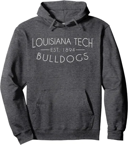 Vista 3 de Louisiana Tech Bulldogs Simple Pullover Hoodie