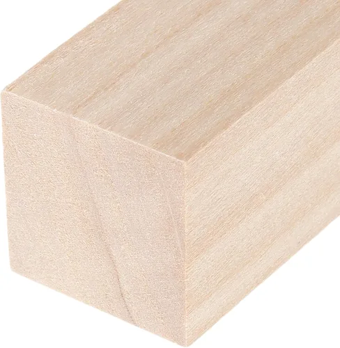 Vista 3 de MANCHAP 40 bloques para tallar madera de tilo, 1 x 1 x 4 pulgadas, bloques de madera rectangular maciza sin terminar para manualidades, tallar