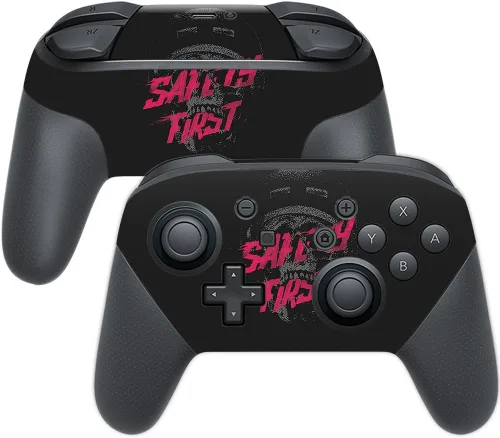 Vista 20 de MightySkins Skin compatible con Nintendo Switch Pro Controller - Negro abstracto Funda protectora de vinilo duradera y única Fácil de aplicar