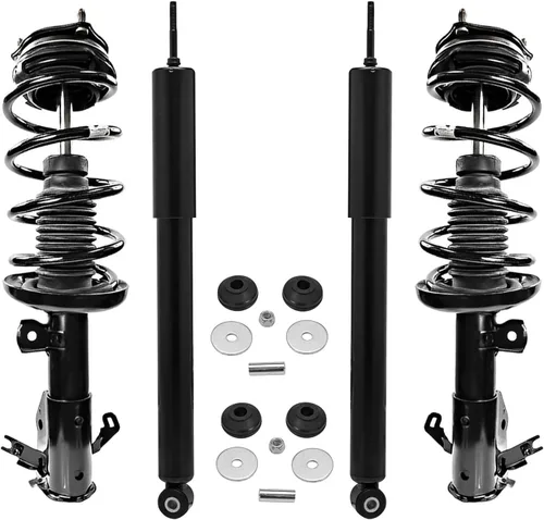 Vista 34 de Detroit Axle - Puntales y Amortiguadores para Chevy Traverse Buick Enclave GMC Acadia Saturn Outlook 2007-2012, 2 puntales delanteros con resorte