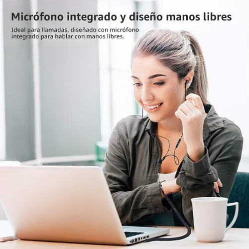 Vista 5 de Avantree HF027 - Auriculares de cable largo para TV y PC con cable de 18