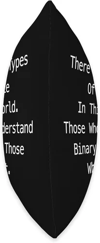 Vista 2 de There Are 10 Types Of People Funny programmer Throw Pillow