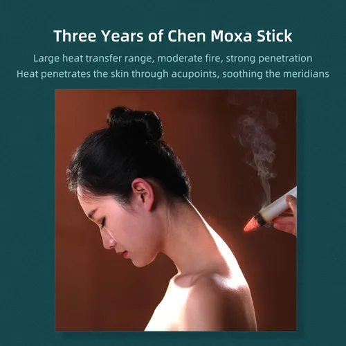 Vista 2 de 10 unids/caja de hierba china Moxa Stick 15: 1 3 años Chen rollo de moxibustión de alta pureza