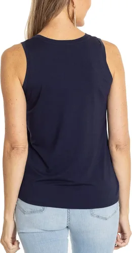 Vista 3 de Flying Colors Apparel NCAA - Camiseta sin mangas de cuello alto para mujer
