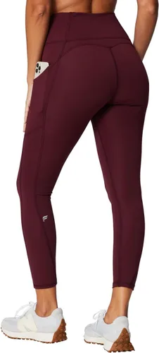 Vista 17 de Fabletics Leggings Oasis PureLuxe de talle alto para mujer Mora (Berry Crush)