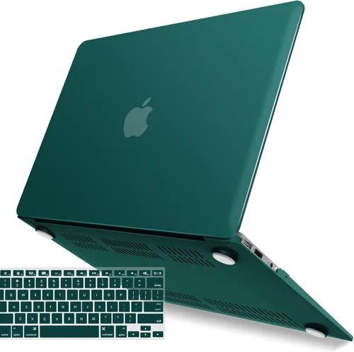 Vista 27 de IBENZER - Funda compatible con MacBook Air de 11 pulgadas, modelo A1370 A1465, funda de plástico suave al tacto, rígida, en paquete con funda