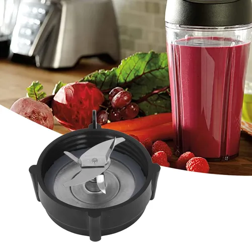Vista 3 de Blender Piezas de repuesto Blender Ice Blade con base inferior y silicona O para sellado de aro Junta Accesorio forBlender 1200W