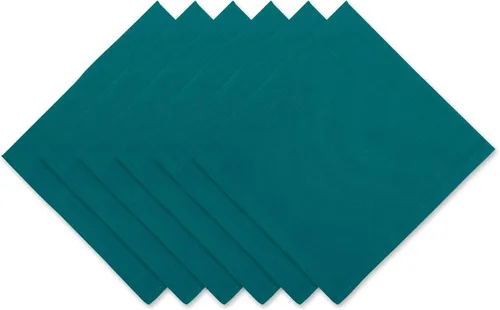 Vista 31 de DII - Juego de servilletas de colección sólida, 20x20 pulgadas, Azul ancla, 6