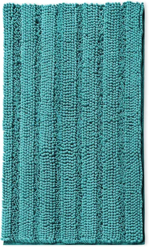 Vista 28 de Clara Clark Tapetes para baño de felpilla, tapetes de baño de felpa ultra suaves, lavables a máquina, con parte trasera antideslizante, 44 x 26 Negro