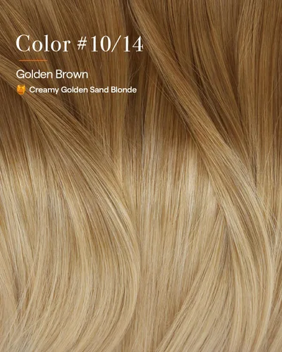 Vista 5 de Full Shine Extensiones de cabello humano con clip de 12 pulgadas, extensiones de cabello con clip de castaño claro a rubio, extensiones de cabello