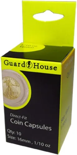 Vista 12 de Cápsulas de monedas American Gold Eagle de ajuste directo de 1 onza – Paquete al por menor de 10 1 Oz Oro