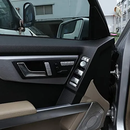 Vista 3 de Etiqueta engomada del botón de elevación de cristal de la ventana del coche para Mercedes Benz A/B/C (W204)/E (W212)/GLA/CLA/GLK/GL/ML/GLE Clase