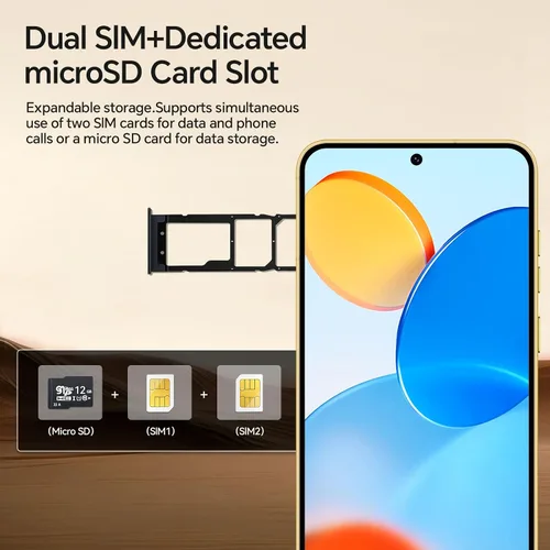 Vista 5 de Teléfonos desbloqueados, 12GB+512GB teléfonos Android desbloqueados, 5G Android 14 Smartphone, Snapdragon888, 5000mAh (plateado)