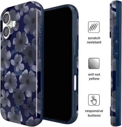 Vista 245 de VELVET CAVIAR Funda para iPhone 15, compatible con MagSafe, probada contra caídas de 10 pies, fundas protectoras de diseño, leopardo color rosa