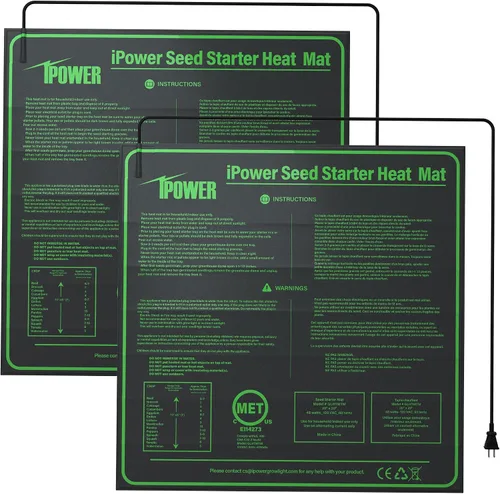 Vista 18 de iPower Alfombrilla térmica duradera e impermeable para plántulas, almohadilla hidropónica cálida para un inicio eficiente de semillas, uso