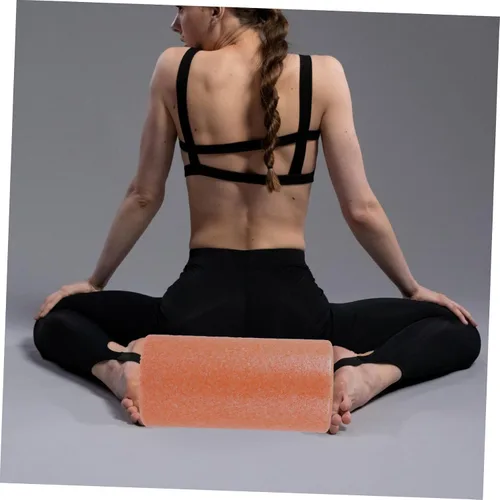 Vista 7 de Yoga Massage Roller Extra Firm High Density Epp Orange