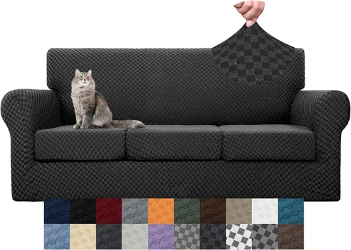 Vista 79 de YEMYHOM - Fundas elásticas para cojín individual, protector de sofá, silla, asiento, funda deslizante, funda suave de sofá, reemplazo, grande, a