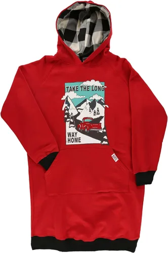 Vista 145 de Lazy One Sudadera con capucha de gran tamaño, ropa de dormir cómoda, vestido de suéter para mujer