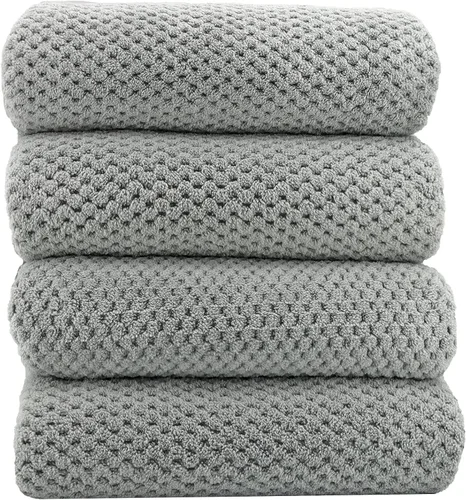 Vista 12 de YTYC Toallas, toallas de baño extra grandes de 29 x 59 pulgadas para baño, toallas de ducha súper suaves de secado rápido, peso ligero, microfibra