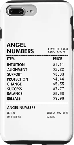 Vista 12 de Angel Numbers Receipt 111 222 333 444 - Funda de numerología espiritual para iPhone 17