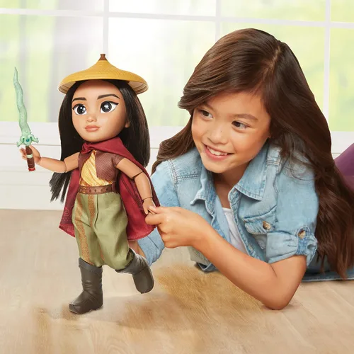Vista 2 de Disney Raya y el último dragón muñeca articulada Raya grande