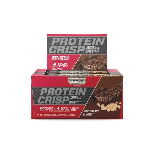 Vista 8 de BSN Protein Crisp Bar by Syntha-6 - Barra de proteína de suero bajo en azúcar, 1072751, Crunch de chocolate, 1