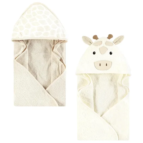 Vista 90 de Hudson Baby Toalla con capucha unisex de algodón con cara de animal para bebé, cocodrilo, talla única