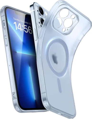 Vista 12 de ESR Funda para iPhone 13 Pro, Compatible con MagSafe, Protección de Grado Militar, Resiste el Amarillamiento y los Arañazos, Funda Magnética