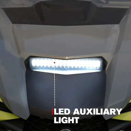 Vista 4 de A & UTV PRO Luz LED de capó para Yamaha Wolverine RMAX RMAX2 RMAX4 1000 2021-2025, accesorios 2021-2025, panel de capó auxiliar delantero DRL Scoop