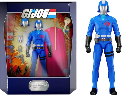 Vista 12 de Super7 Super Cyborg G.I. Joe Cobra S.N.A.K.E. Armor (Color Completo - Gris) - Figura de Acción G.I. Joe de 11" con Accesorios Coleccionables