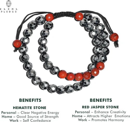 Vista 18 de Pulseras de cristal curativo para mujeres y hombres, espiritual, energía positiva y equilibrio, pulseras de cuentas de cristal natural hechas a mano