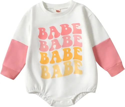 Vista 226 de Traje de San Valentín para bebé, niña, niño, traje de San Valentín, sudadera de manga larga con estampado de corazón
