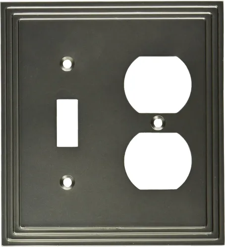 Vista 14 de AMERELLE 84DVB Steps Placa de Pared de Metal Fundido Dúplex Individual en Bronce Envejecido