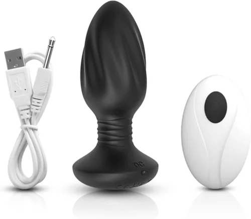 Vista 7 de Vibrador para principiantes con control remoto para hombres, vibrador anal de próstata vibrador de próstata juguete sexual para parejas