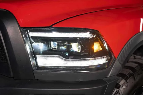Vista 6 de Morimoto XB Plug & Play. - Conjunto de faros delanteros LED compatibles con Dodge Ram 1500, 2500, 3500, 2009-2018.